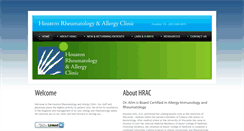 Desktop Screenshot of houstonrheumatologyallergy.com